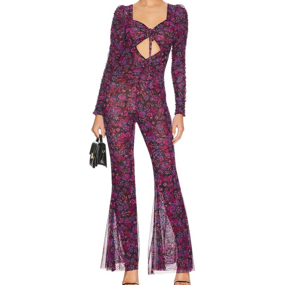 Misa Los Angeles Pants - Shania jumpsuit by MISA Los Angeles